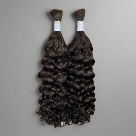 Italian Curly Human Braiding Hair
